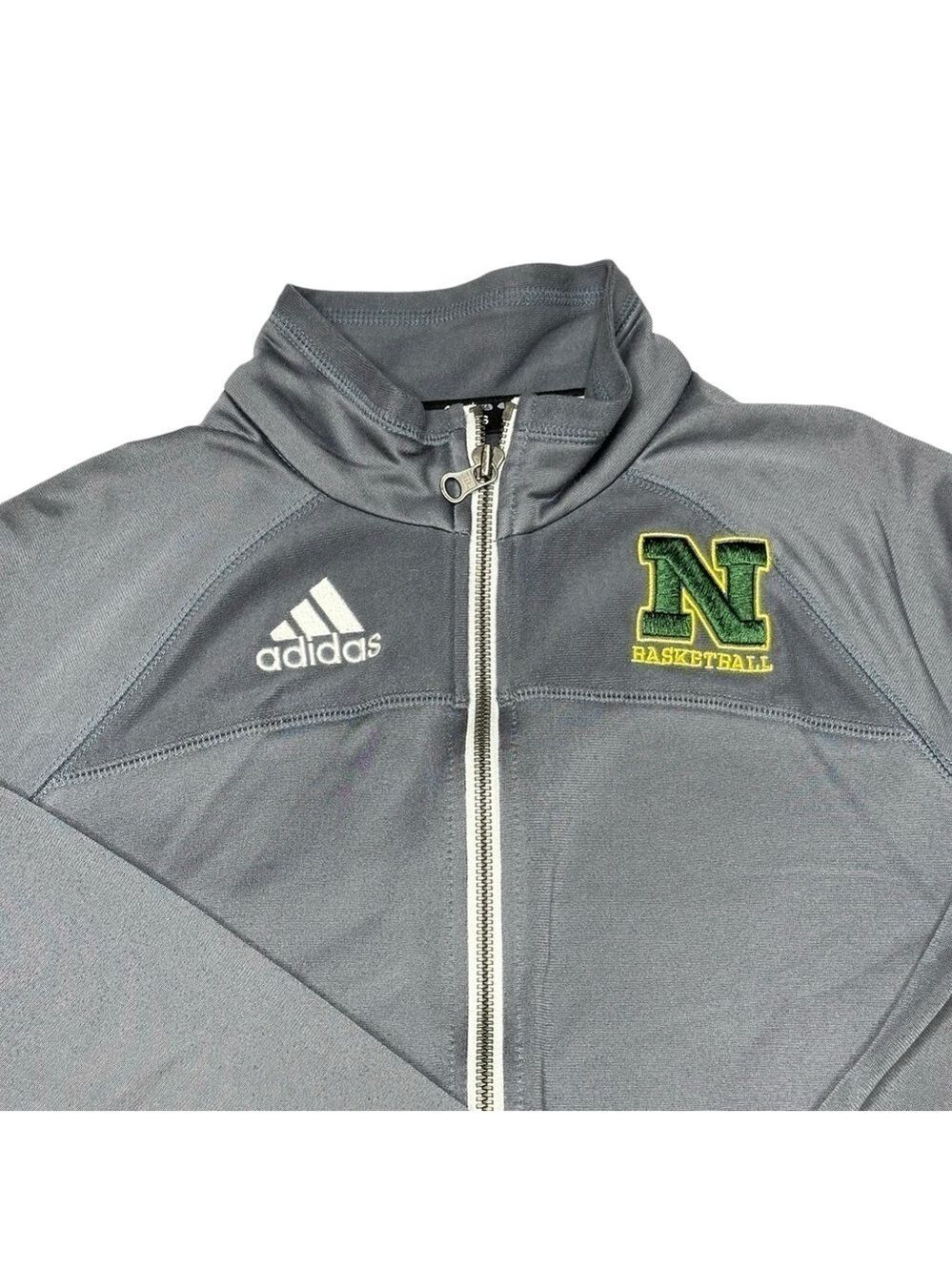 Adidas Gray Track Climalite Jacket‎ Long Sleeve Men’s Size Small - Picture 4 of 7